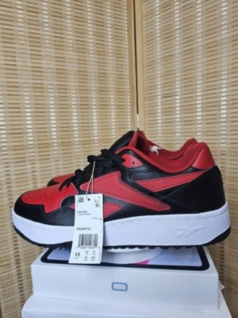 Reebok ATR Chill 100206752 Tennis Shoes Black Red White Men US 13 NWOB
